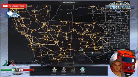 American Truck Simulator Map With All Dlc - Wisconsin State Parks Map