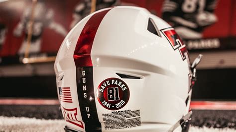 Texas Tech football to honor Parks with helmet sticker all season