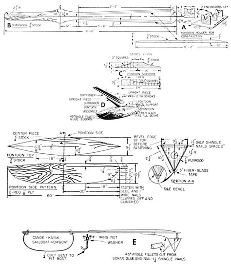 Build canoe outrigger plans