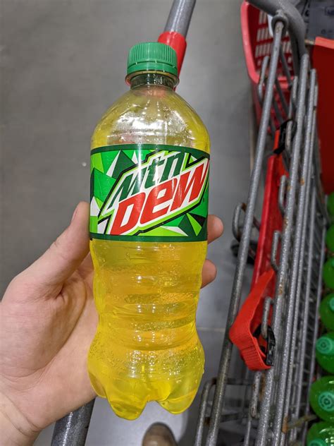 Anyone else ever find a Mtn Dew in a clear bottle while stocking the ...