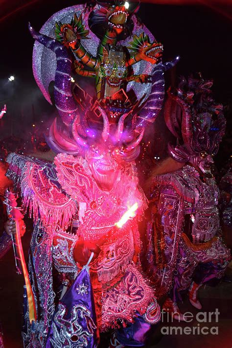 Diablada Devil Dancer at Bolivias Oruro Carnival Photograph by James ...