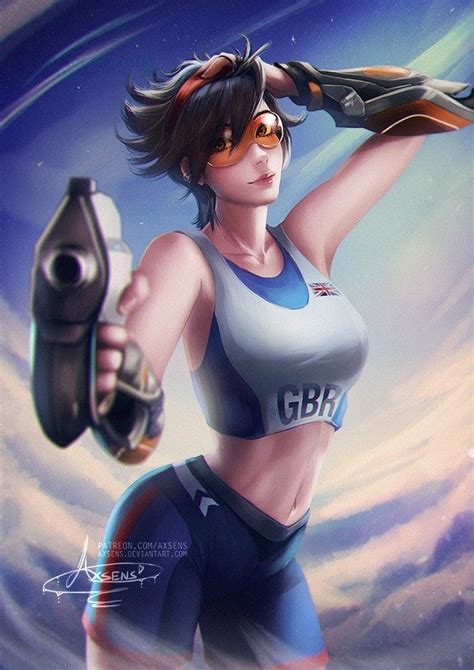 Pin by joseph david on hot art | Overwatch fan art, Overwatch, Tracer