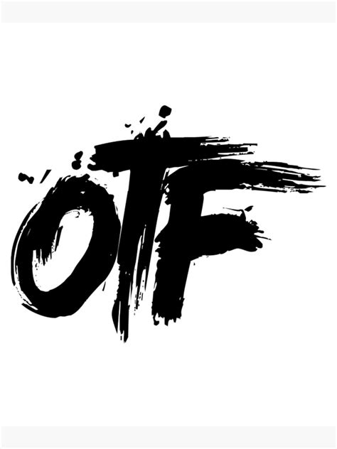 "otf logo" Poster for Sale by zarloul | Redbubble