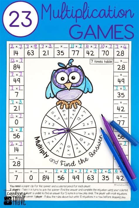 Fun Multiplication Worksheets for Multiplication Table Practice 3rd ...