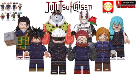 Lego Jujutsu Kaisen Anime Minifigures Unofficial By WM Block WM6139 ...