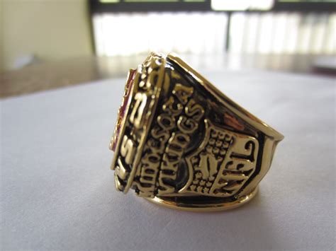 1973 Minnesota Vikings NFC super bowl championship ring replica size 11 US