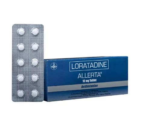 Allerta 10 mg Tablet - (5 TABLETS) | Lazada PH