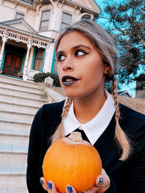 An Affordable Wednesday Addams Costume for Halloween - Broke and Chic