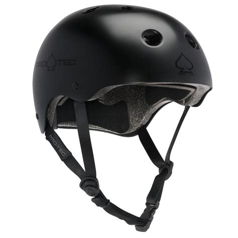 Classic Helmet - Satin Black (Certified) | Pro-Tec Helmets