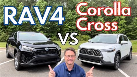 2022 RAV4 vs Corolla Cross - Comparing Sizes, Power, MPG, Specs, More ...