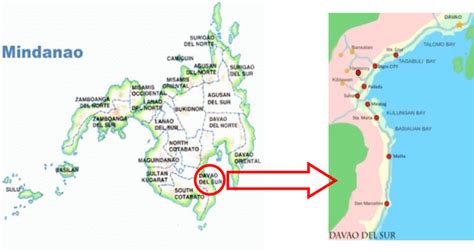 Detailed Map Of Davao Del Norte