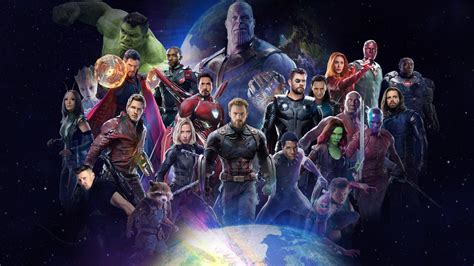 Avengers Infinity War 2018 All Characters Poster, HD Movies, 4k ...