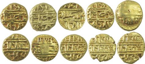 Gold Varaha Coins of Krishnadevaraya of Vijayanagara Empire.