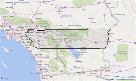 Western Riverside County Map