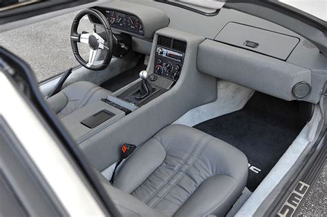 Sleek Delorean Interior