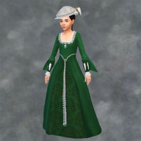 Linzlu’s Anne Boleyn Dress - for girls | Sims 4 dresses, Sims 4 ...