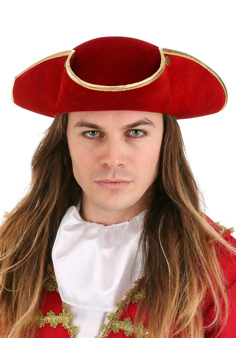 Adult Red Rum Pirate Costume Hat