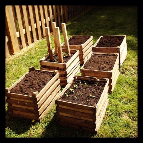 Wooden Garden Crates | Fasci Garden