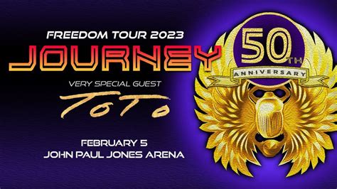 Journey – Freedom Tour 2023, JOHN PAUL JONES ARENA, Charlottesville ...