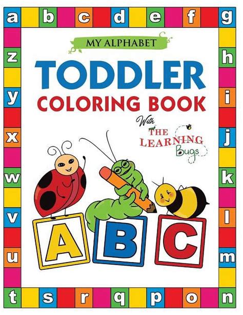 Learning Bugs Kids Books: My Alphabet Toddler Coloring Book with The ...