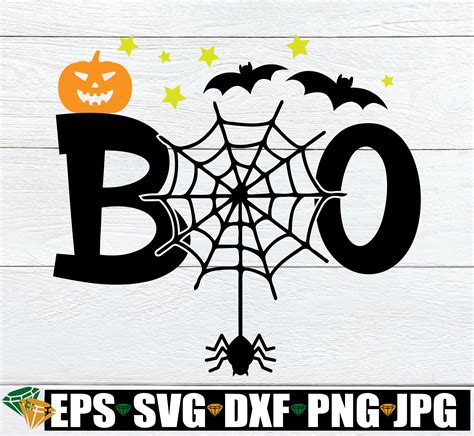 Boo. Halloween Boo SVG Halloween Svg Cute Halloween Kids | Etsy