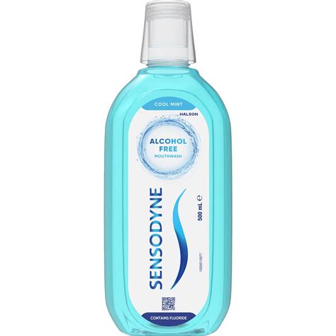 Sensodyne Cool Mint Gentle Mouthwash For Sensitive Mouths 500ml ...