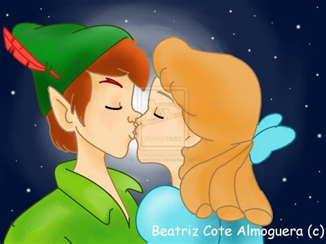 Peter pan and Wendy Kiss by beatrizcote.deviantart.com on @deviantART ...