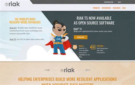 Riak Website is a Web Design Inspiration