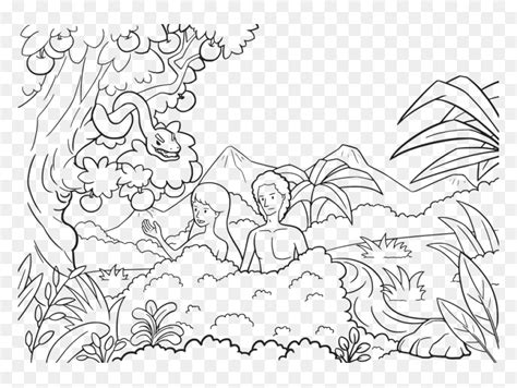 Garden Of Eden Drawing, HD Png Download - vhv