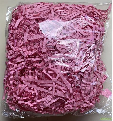 Pink crinkle paper (625lbs) | Salvex