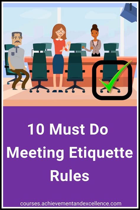 10 Meeting Etiquette Rules You Must Use For Successful Meetings | Team ...