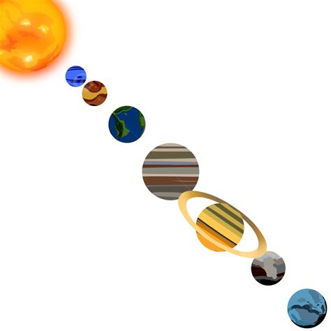 Solar System Planets Clipart Transparent Background, Solar System ...