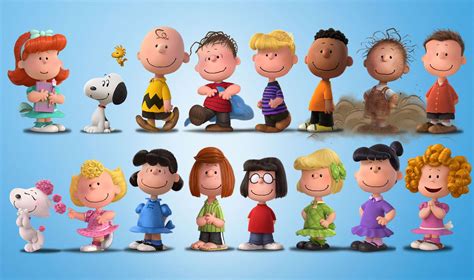 Peanuts Movie Characters | Charlie brown cartoon, Snoopy dance, Charlie ...