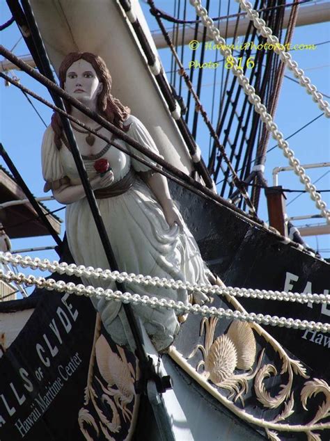 Figurehead from the ship Falls Of Clyde - Located next door to the ...