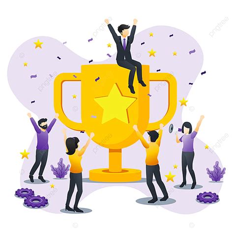 Celebrating Success Clipart Transparent PNG Hd, Business Team Success ...