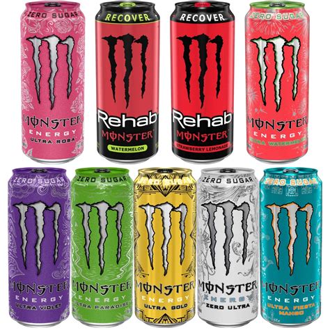 List Of All Monster Energy Drink Flavors