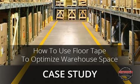 How to Use Floor Tape to Optimize Warehouse Space and Improve Safety ...