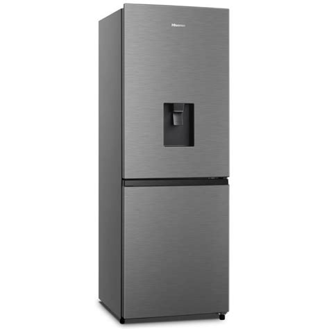 Hisense 222L Inox Fridge Freezer with Water Dispenser – The Furniture King