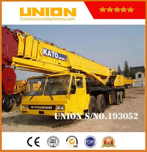 Kato Nk500e-V (50T) Truck Crane - China Used Truck Crane and Rough ...