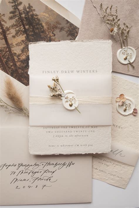 Dried Floral Wax Seals | Wedding invitation inspiration, Wedding ...