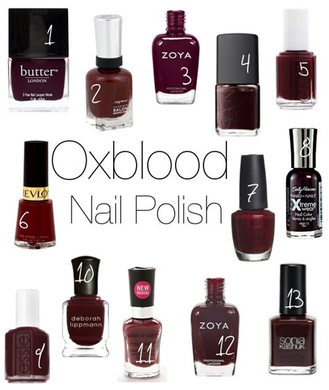 It's all about fashion: Its all about the Oxblood Nails