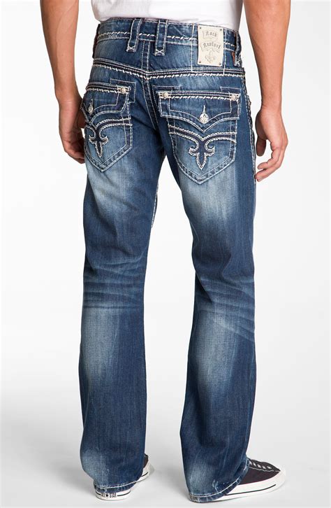 Rock Revival Gary Straight Leg Jeans in Blue for Men (vintage blue) | Lyst