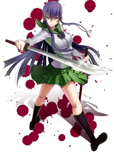 Saeko Busujima | Zombie high, School of the dead, Female anime