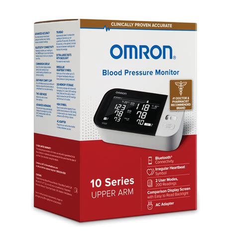 Omron 10 Series Wireless Upper Arm Blood Pressure Monitor BP7450