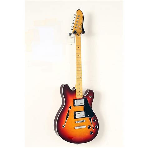 Fender Starcaster Semi-Hollowbody Electric Guitar Aged Cherry Burst ...