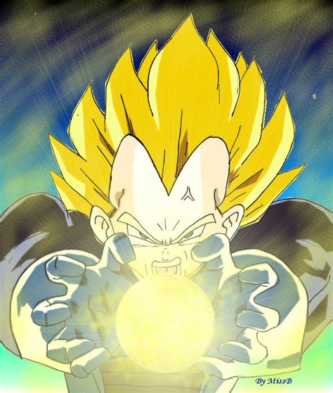 Vegeta, Final Flash by misspsyb on DeviantArt