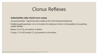 Clonus | PPT