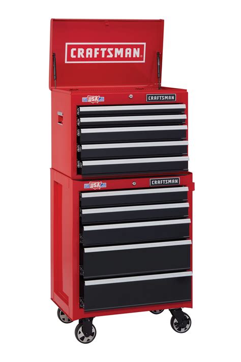 CRAFTSMAN 2000 Series 26-in W X H 5-Drawer Steel Rolling Tool Cabinet ...