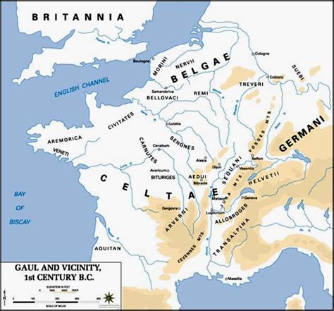 Picture Information: Map of Gaul