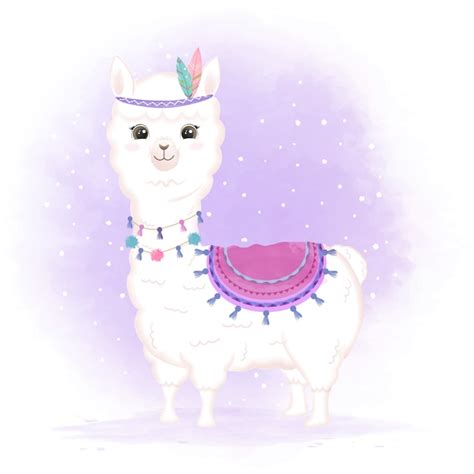 Llama Cartoon Svg